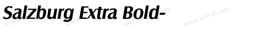 Salzburg Extra Bold字体转换 Salzburg Extra Bold字体转换